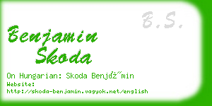 benjamin skoda business card
